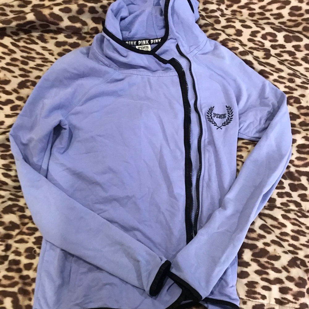 Victoria Secret PINK high low funnel neck